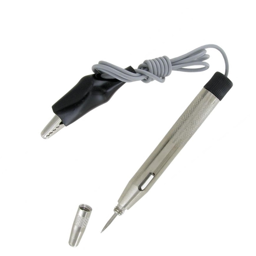 Spannungsprüfer 6-24 Volt mit Kabel und Krokodilklemme. Werkzeuge für  Reparatur und Instandhaltung